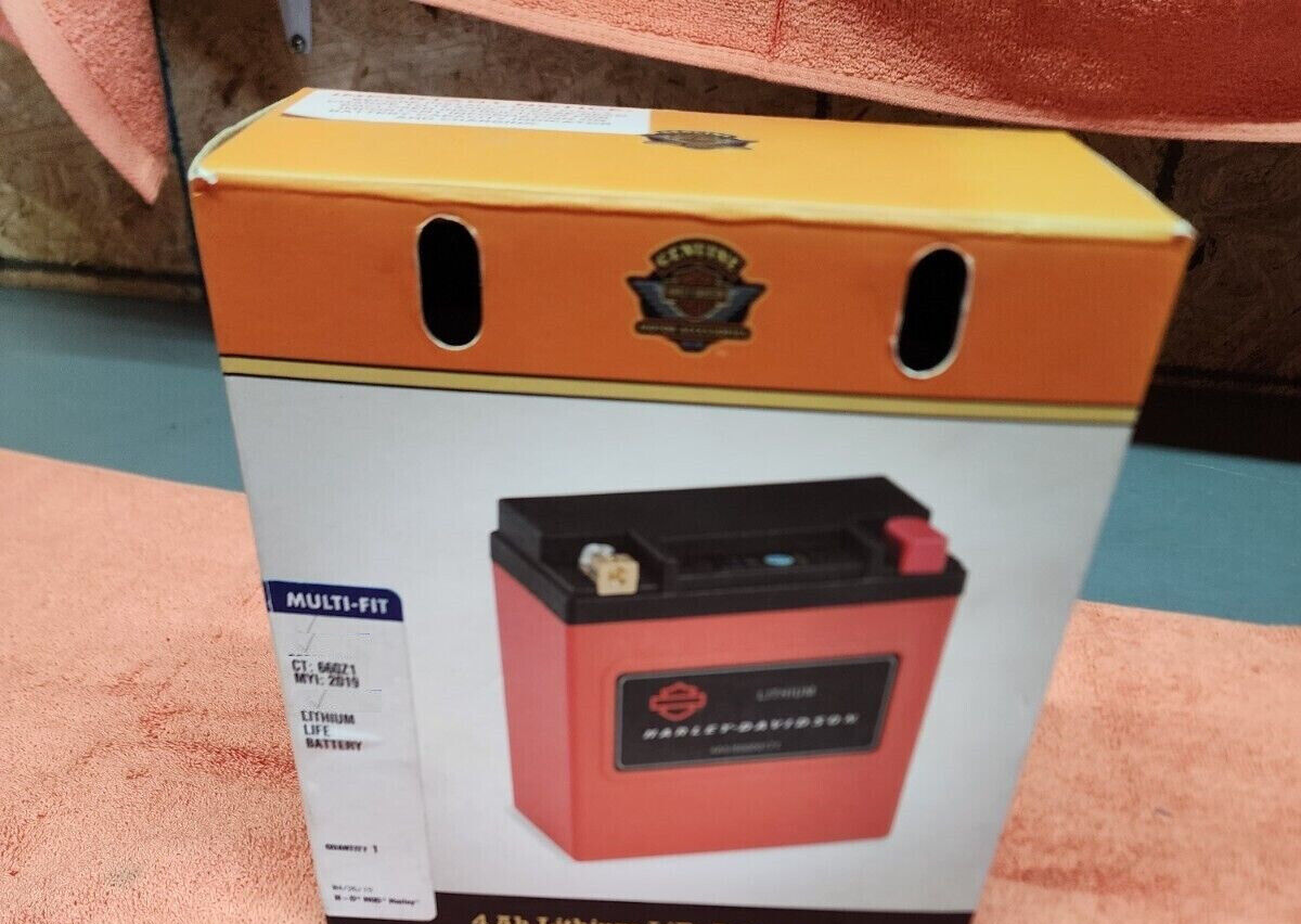 Harley Davidson starter Battery lithium 6Ah 12V 66000174 345 CCA