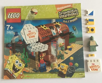 LEGO 3825 Spongebob Krusty Krab Manual TILE FLAG BRICK MINIFIG PARTS LOT 9 | eBay
