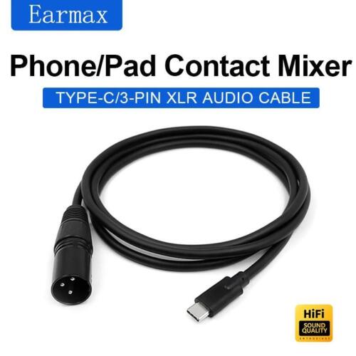 TYPE C to 3pin XLR OFC Audio Cable for Speaker Amplifier Mixer Phone Laptop iPad - Picture 3 of 12