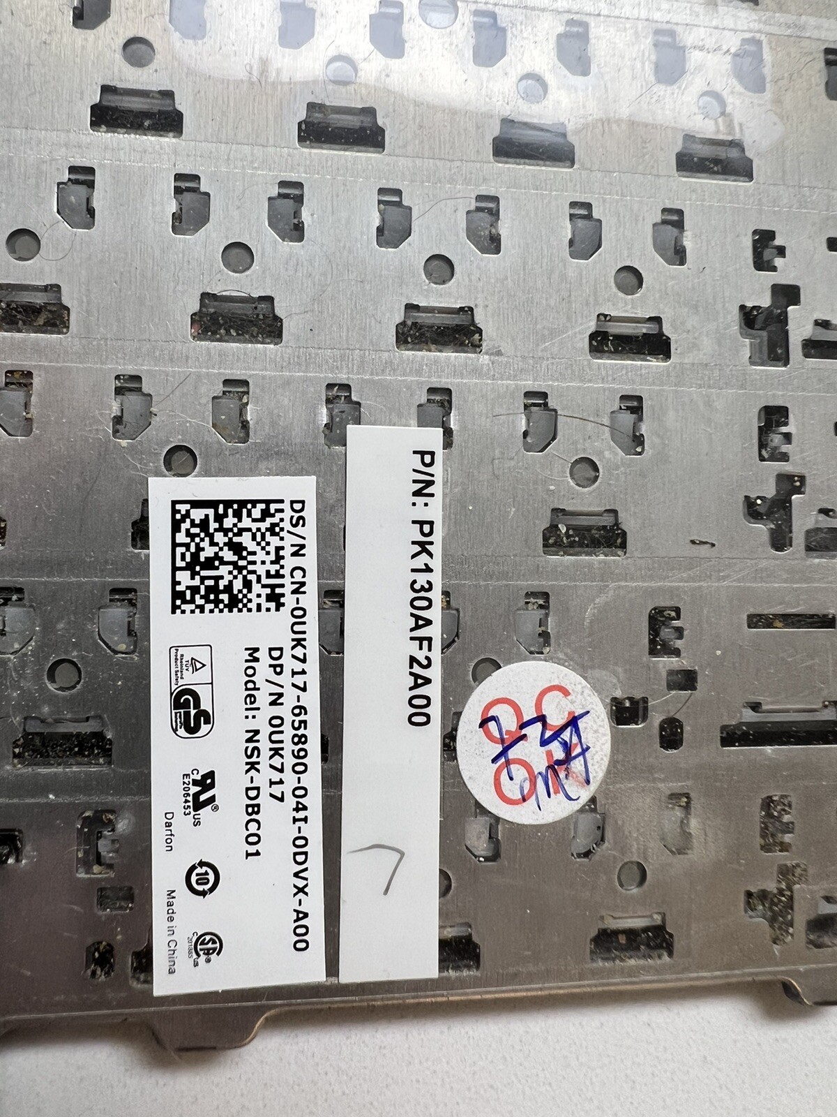 DELL Keyboard OUK717 Genuine Original A Quality Used Working! NSK-DBC01