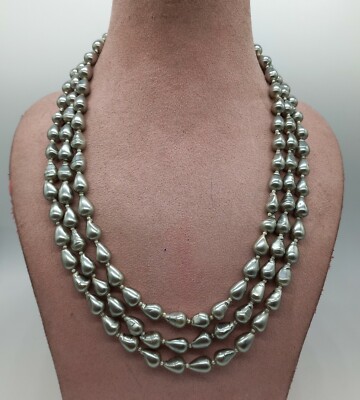 SHALLPEARK BAROOK 3 LAYERS NECKLACE 