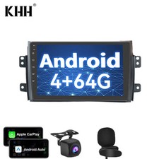 Für SUZUKI SX4 Fiat Sedici Autoradio 9" GPS Navi Wifi CarPlay 4G+64G Android 13
