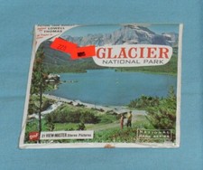 vintage GLACIER NATIONAL PARK Montana VIEW-MASTER REELS packet new/sealed