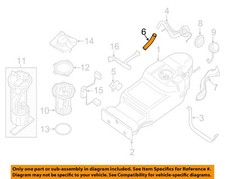 NISSAN OEM 05-19 Frontier Fuel System Components-Filler Hose 17228EB005