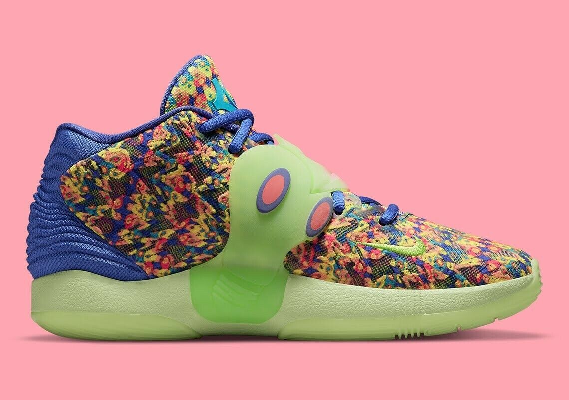 Men's Size 10 Nike KD 14 'Ron English 1' Shoe Shoe Lapis Men's Size 10 Nike KD 14 'Ron English 1' Shoe Shoe Lapis