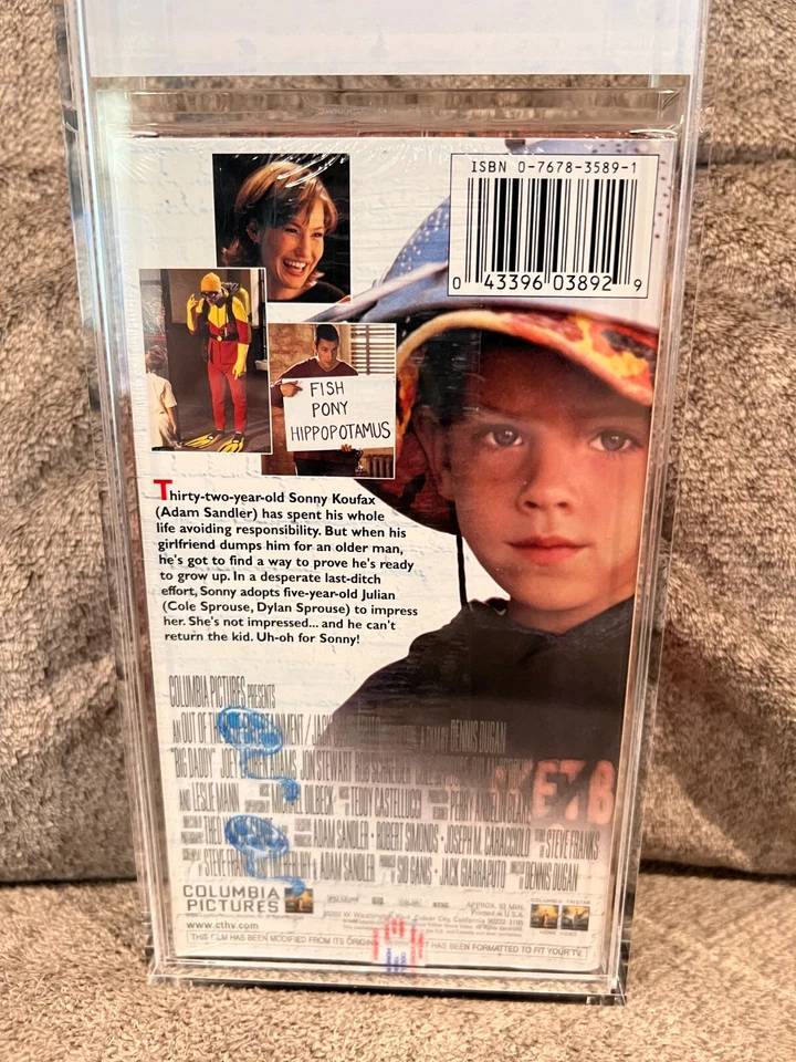 BIG DADDY VHS IGS GRADED BOX 9 MINT SEAL 9 MINT w/Watermarks Factory Sealed Foto 3 de 4