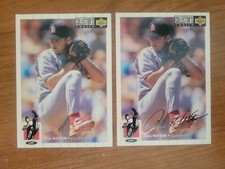 2 x 1994 Collector's Choice Silver Signature Parallel & Base Allen Watson #288