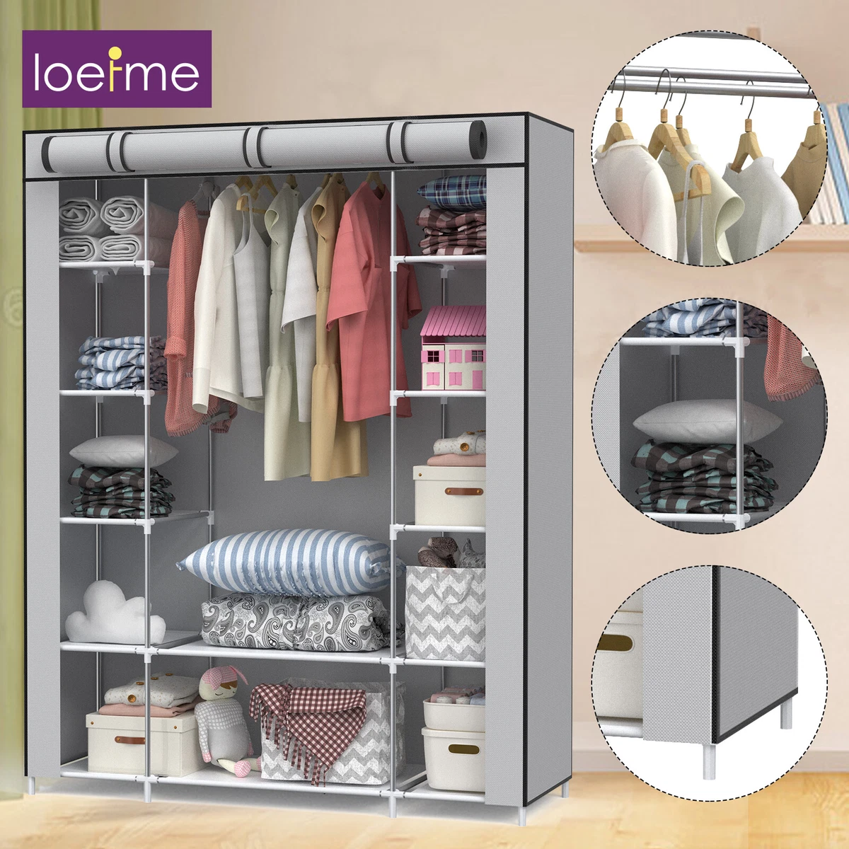 Cheap fabric wardrobe deals