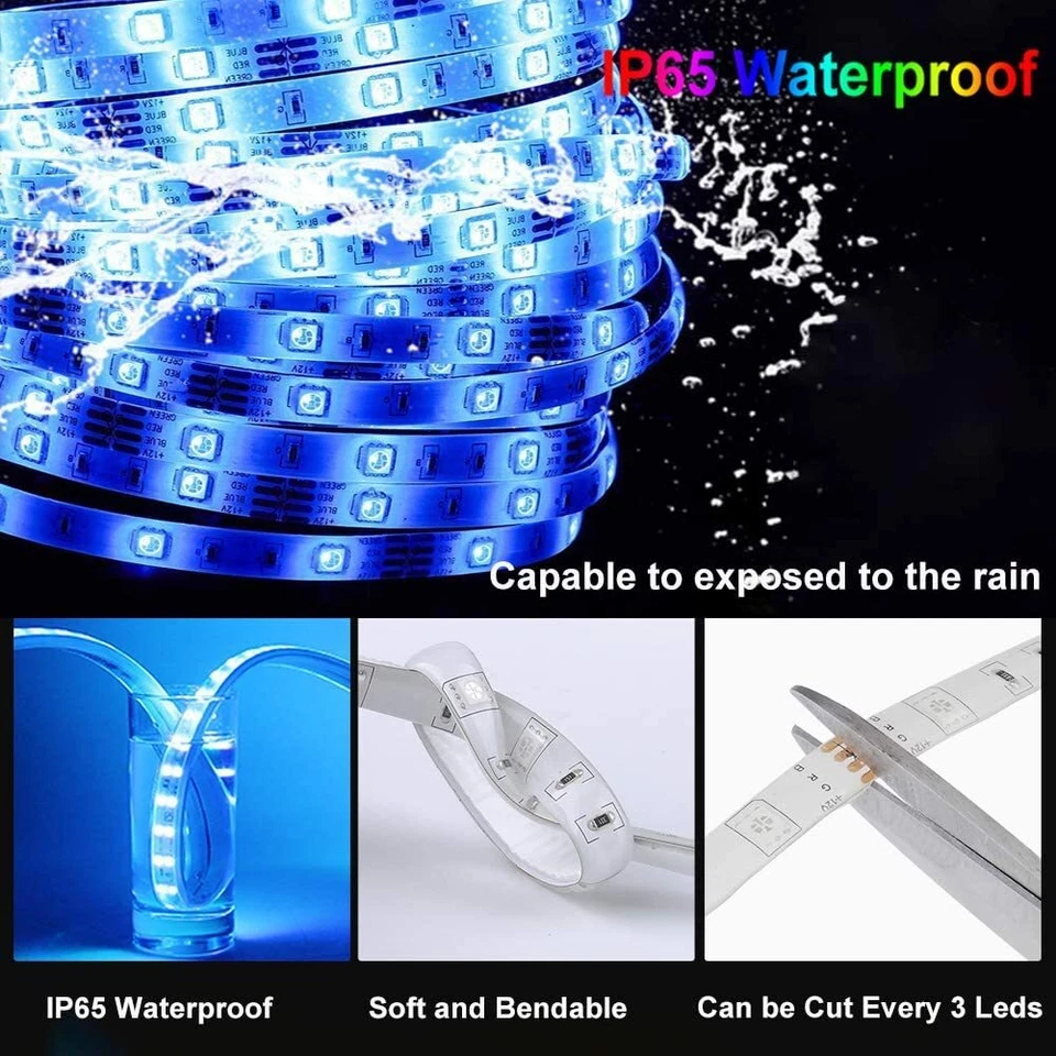 32FT RGB Waterproof LED Strip Light For Boat /Truck/Car/Suv/Rv/ATV/Party/Xmas - Image 4 of 4