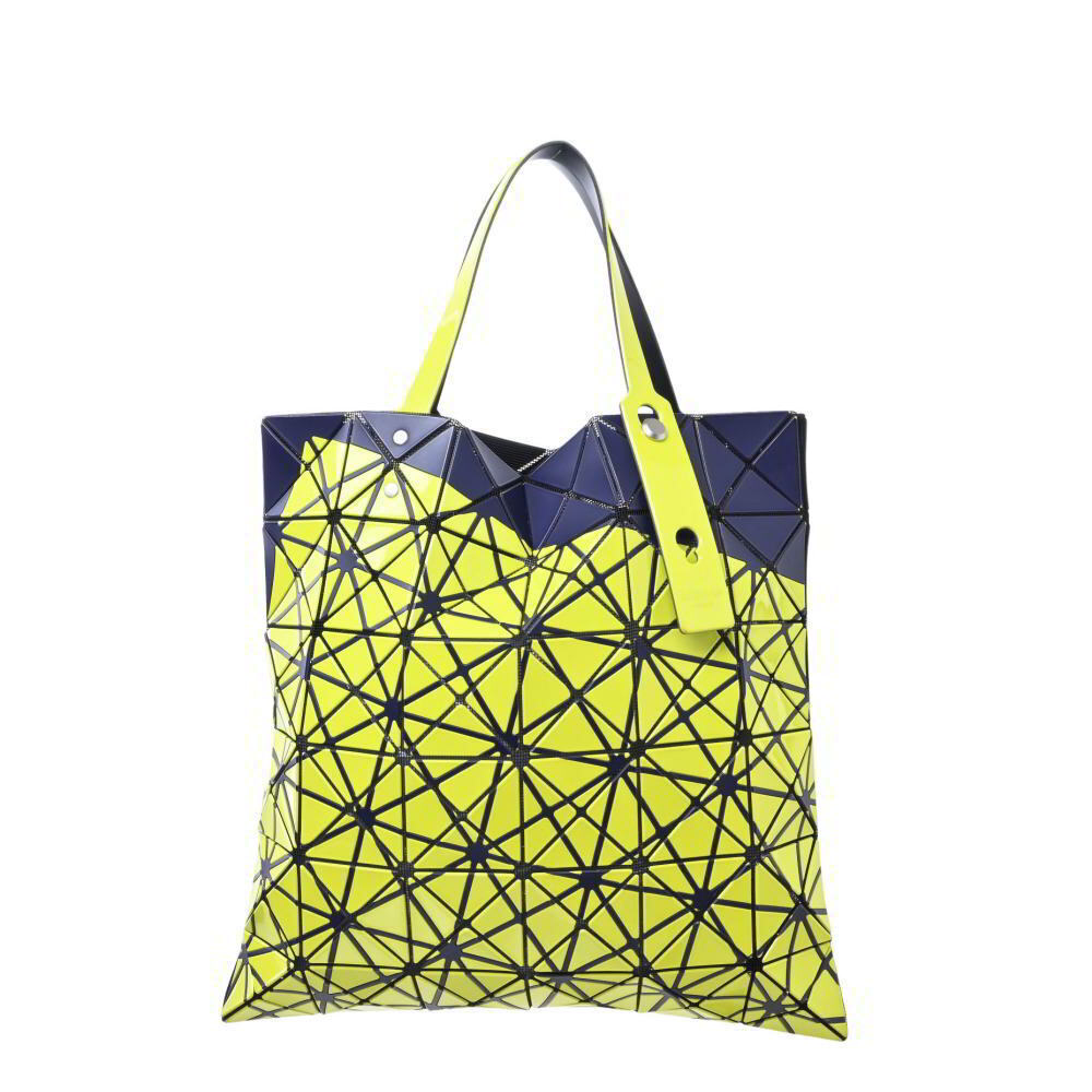 ISSEY MIYAKE BAO BAO Prism Frost Enamel Tote Bag ONE SIZE Yellow 