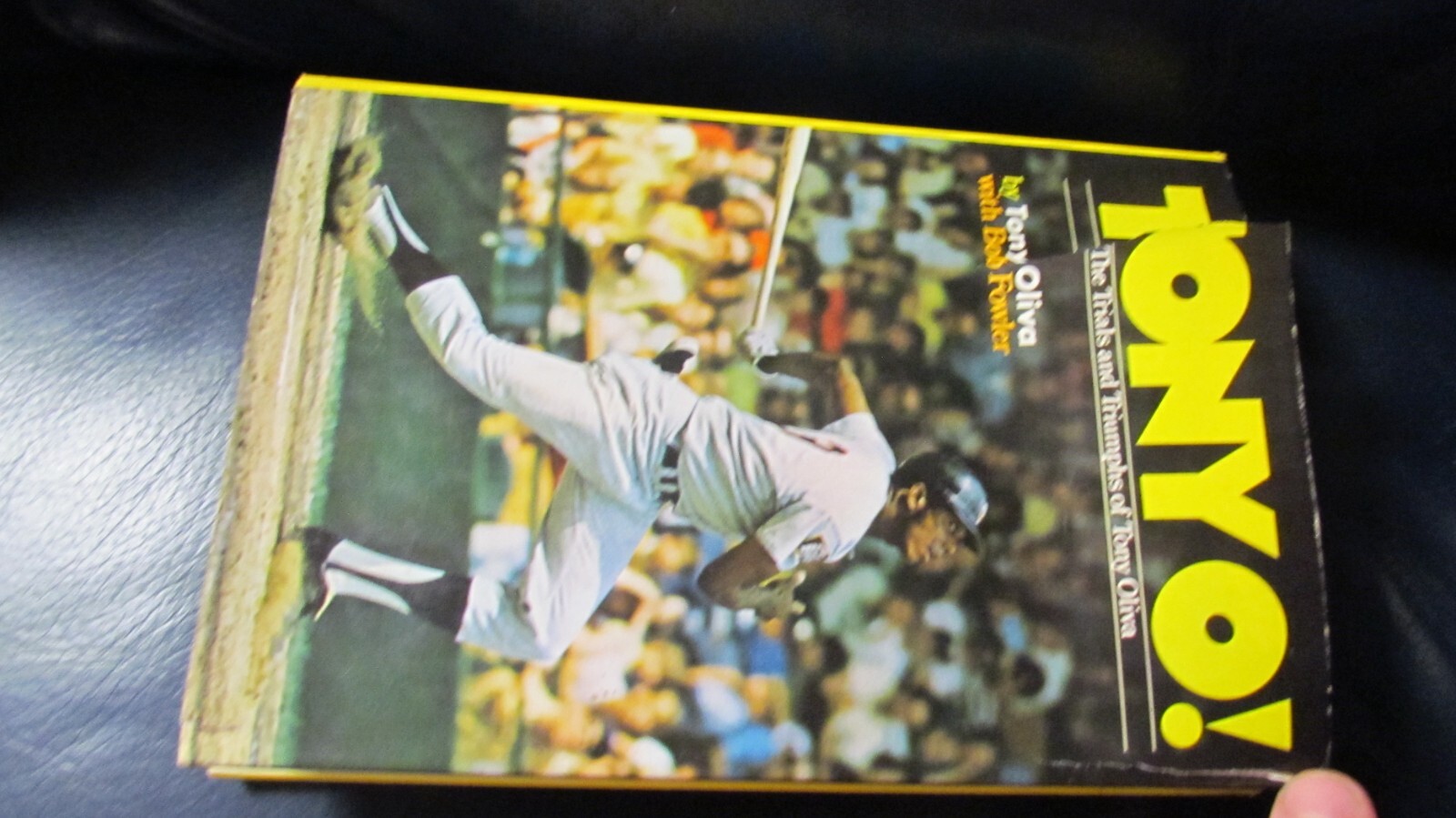 Tony o! Tony Oliva signed Book JSA Certified 