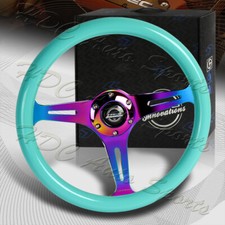 Nrg 350mm Minty Fresh Wood Grain Neo Chrome 3-spoke Steering Wheel St-015mc-mf Nrg 350mm Minty Fresh Wood Grain Neo Chrome 3-spoke Steering Wheel St-015mc-mf