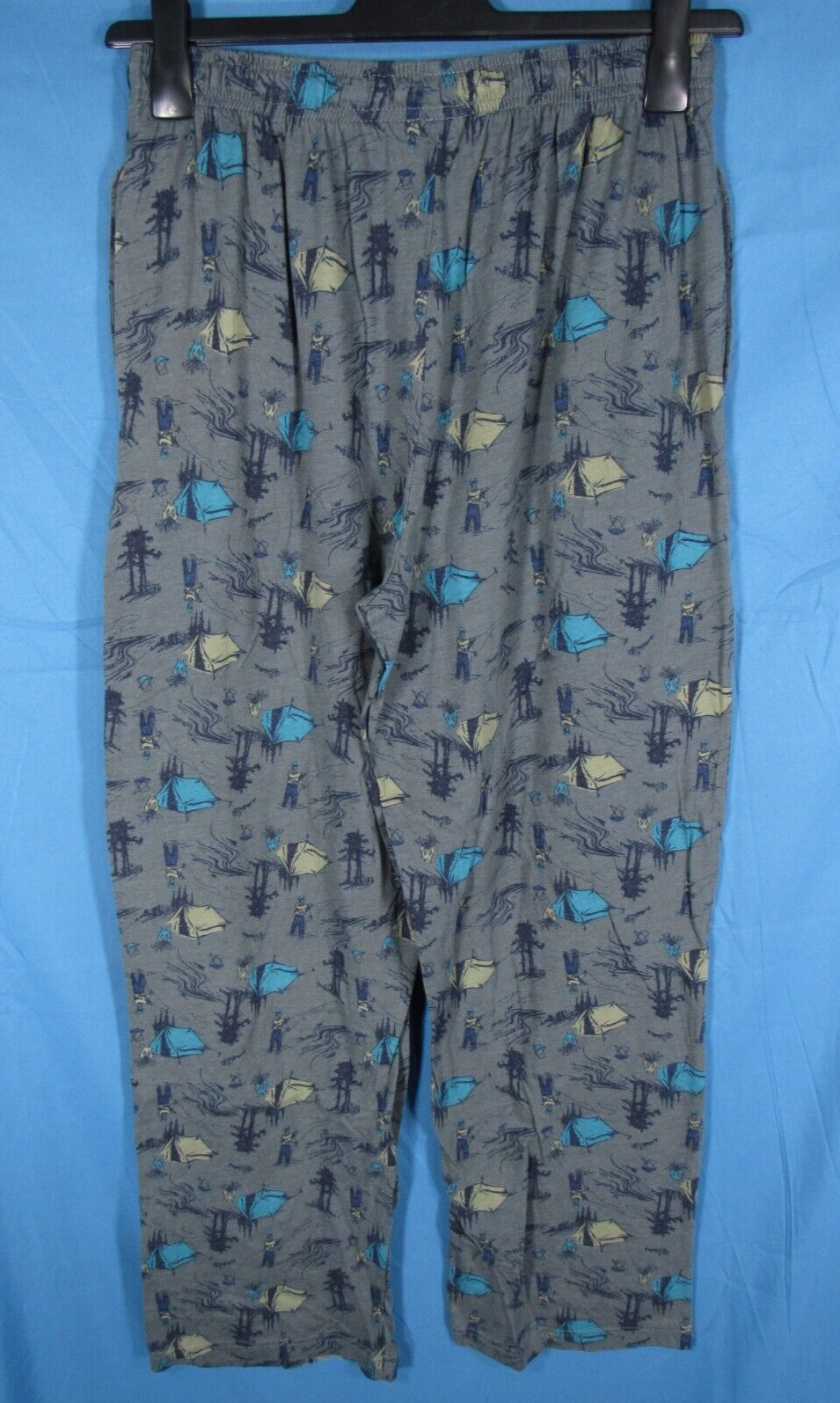 STAFFORD Pajama Pants GRAY/MULTICOLOR Classic Fit CAM… Gem