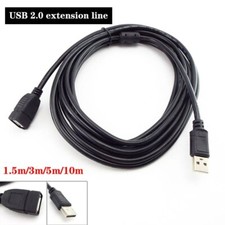 1.5/3/5/10M USB 2.0 Extension Cable Male To Female Data Cable Extender Cord Wire