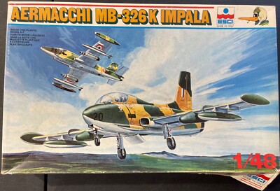 ESCI Aermacchi MB-326K Impala 4060 1/48 Open Model Kit  Sullys Hobbies 