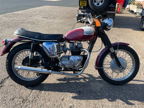 1967 triumph t100r
