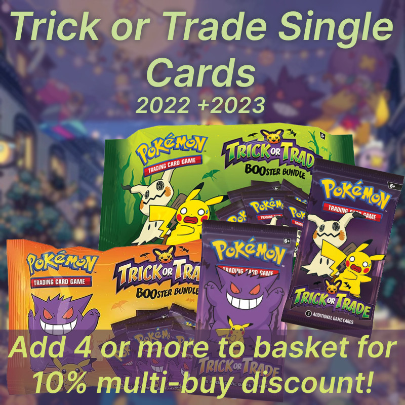 Pokémon Trick or Trade 2023 + 2022 Single Cards Holos & Non-holos Halloween TCG