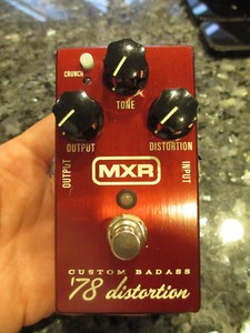 Mxr M78 Custom Badass 78 Distortion Guitar Effect Pedal Ebay