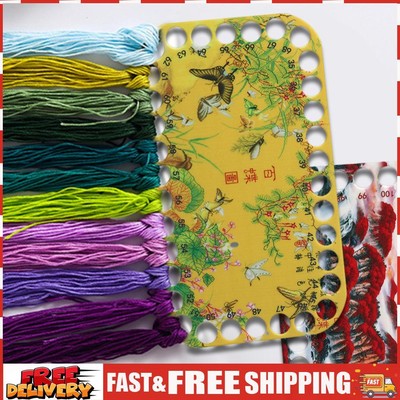 3pcs Thread Storage Tool Craft Storage Holder 34-Hole Cross Stitch Thread Holder