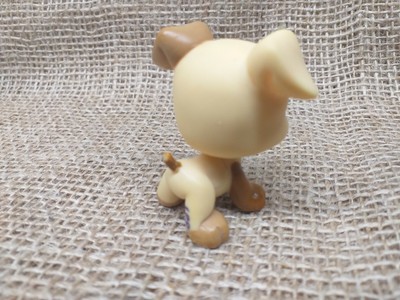 Figurine Littlest Pet Shop Hasbro - Chien Boxer #1516 - Occasion - Pour Collectionneurs
