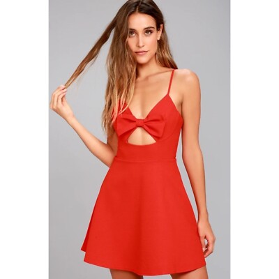 fitted lace wedding dress Zuki Red Satin Sweetheart Mini Dress With Tulip Skirt – Club L London main image 1