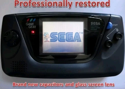 NEW GLASS SCREEN LENS SEGA Game Gear Handheld System - Black