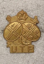 British Army Badge 2919: Upper Thames Patrol, Home Guard - brass