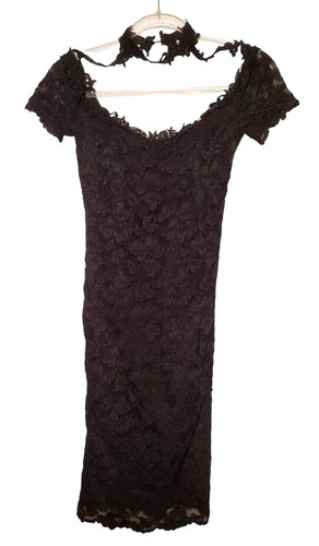 NWT AE American Eagle Women's Black Lace Corset Mini Dress Sz 8 | eBay