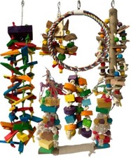 6 x The Big One Parrot Toy Pack - African Grey, Macaw, Cockatoo etc - RRP £150+,