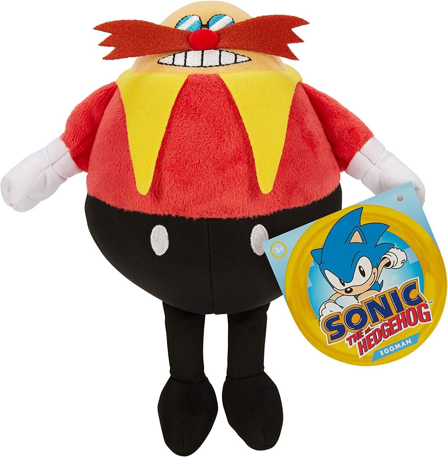 Sonic The Hedgehog: Sonic Moveable 10 Plush - Circle Red