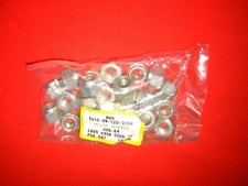 NAKRĘTKI SZEŚCIOKĄTNE NYLOC POWLEKANE CYNKIEM 3/8" BSF 20 TPI N.O.S. PACZKA 25, N.O.S. & nieużywane!