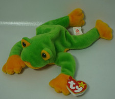 TY Beanie Baby - SMOOCHY the Frog 1997