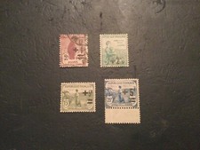 Lot de 4 Timbres  France n°162, 163, 164 et 165 (neufs et oblitérés )