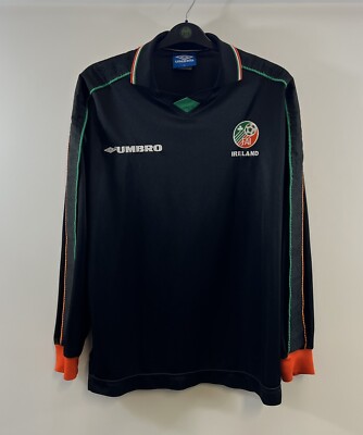Ireland Player Issue L/S Away Football Shirt 1998/99 Adults XL