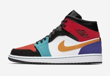 nike jordan 1 mid multicolor
