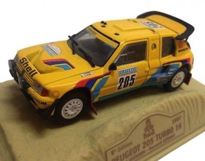 Peugeot - 205 T16 Dakar 1987 - Modèle Presse - 1/43 - Autos Miniatures