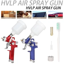 0.8/1.0mm Air Paint Spray Gun HVLP Sprayer Gravity Feed Auto Painting 125ML Cup