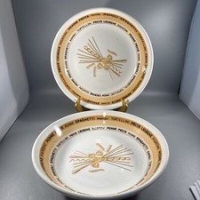 Set Of 2 Italian Pasta Serving Bowls 11.5” Ceramica Quadrifoglio Made In Italy