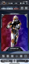 Topps Star Wars Digital Card Trader Tier 8 - Dual Galaxy Purple Cody - Base 3