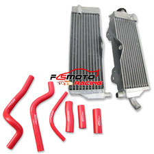 Aluminum Radiator+Red Hose For Honda CR500 CR500R CR 500 R 1991-2001 1998 1997