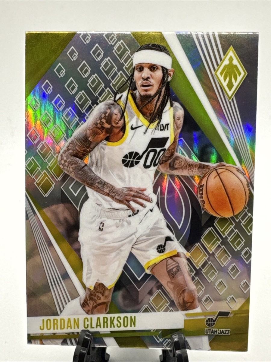 ８枚限定 PRIZM JORDAN CLARKSON PSA9 NBAカード Jordan Clarkson 2023-24 Panini Phoenix Silver Prizm #83 Utah Jazz