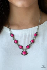 Paparazzi: Desert Dreamin - Pink Necklace