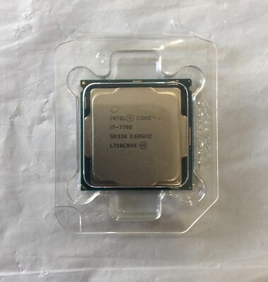 Intel Core I7-7700 3.60 GHz Quad Core (SR338)