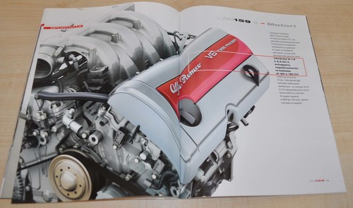 Alfa Romeo 159 Quattroruote Brochure Prospekt IT Edition - Picture 10 of 12