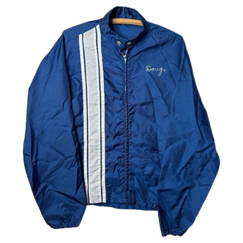 Vintage 60s 70s Swingster Sierra Auto Racing Chain Stitch Windbreaker Jacket - Picture 4 of 7