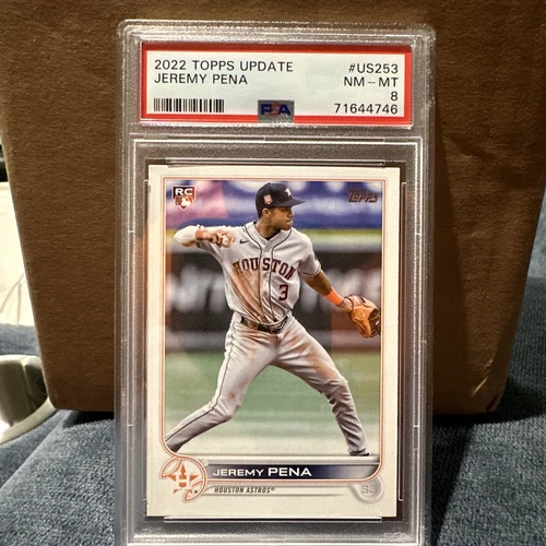 2022 Topps Update Jeremy Pena RC #US253 PSA 8 NM-MT Houston Astros