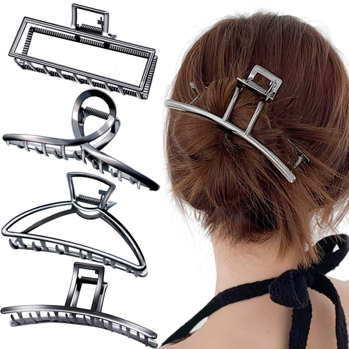 Large Metal Hair Claw Clips, 2023 Stylish Butterfly Jaw Clips for Thick/Thin Hai