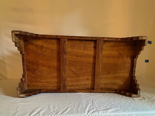 Vintage Chinese Hand Carved Camphor Wood Chest. 34"x17"x17" - Picture 14 of 16