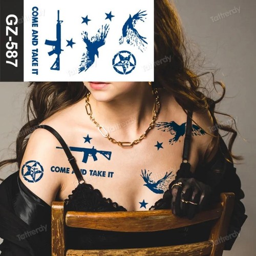 Semi Permanent Temporary Tattoos Womens Mens Waterproof Tattoo Long Lasting UK - Picture 121 of 173