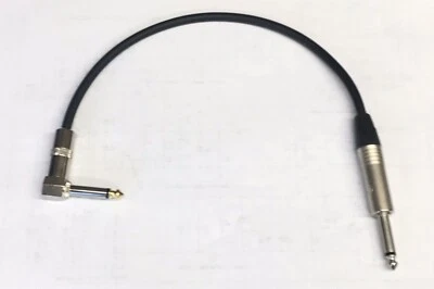 Jack Angled/Straight Patch Lead VAN DAMME CABLE Foot Pedal,Effects 10 colours